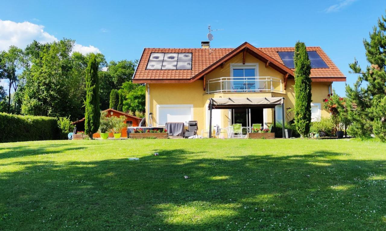 Chevry  Location Chambres Le Panorama - Aeroport Geneve - Pays De Gex מראה חיצוני תמונה